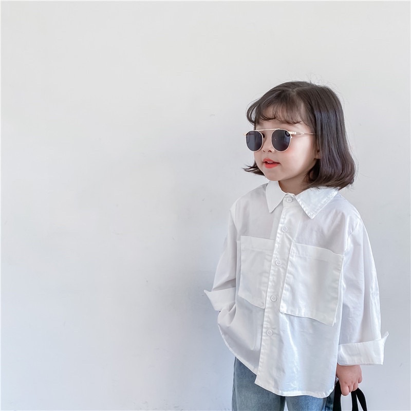 Áo Sơ Mi Kiểu phong cách Hàn Quốc cho Bé Trai và Bé Gái_Hàng tuyển chọn cao cấp A3