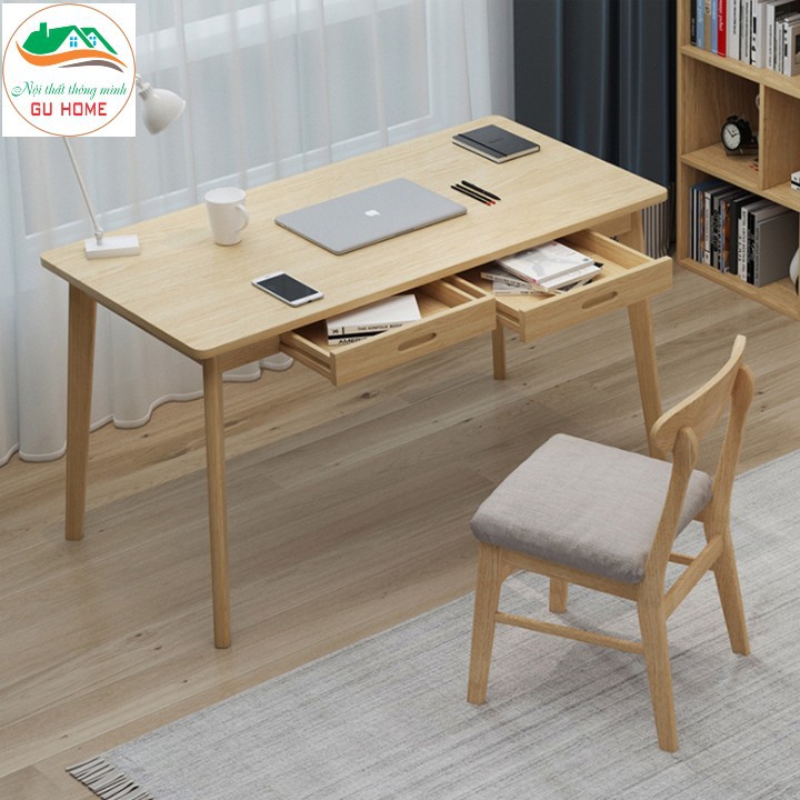 Bàn làm việc, bàn học bằng gỗ có ngăn kéo KT 100x55x72cm