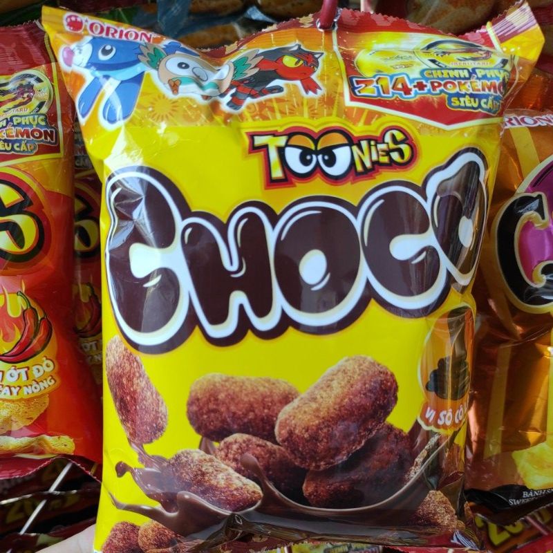 Combo 2 gói bim bim Toonies Choco vị socola gói 35g