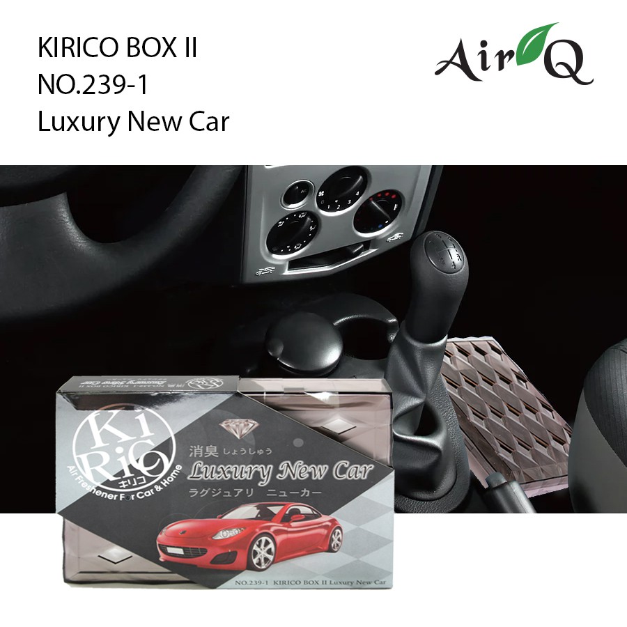 Hộp Thơm Khử Mùi AIRQ Kirico Box II No.2391 Luxury New Car 160g Nhập Khẩu Chính Hãng