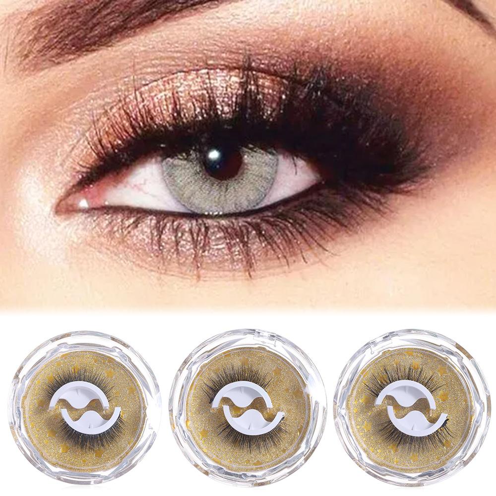 Bộ 2 Cặp Lông Mi Giả Dày Tự Dính Có Thể Tái Sử Dụng