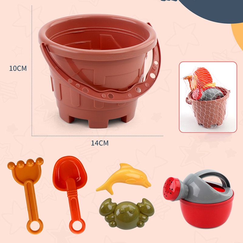 Bộ đồ chơi xúc cát bãi biển Zhan Qi Toys thú vị cho trẻ em