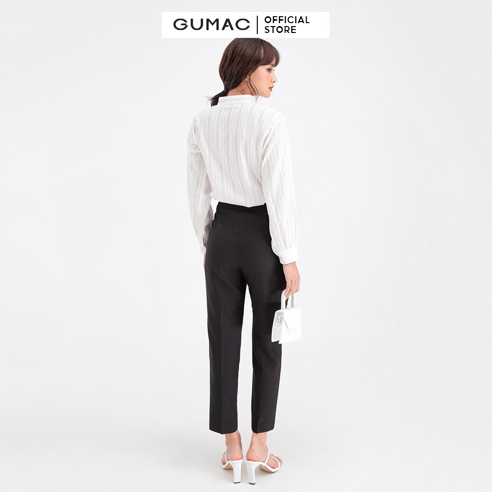 Quần cơ bản xếp ly GUMAC QB605 | BigBuy360 - bigbuy360.vn