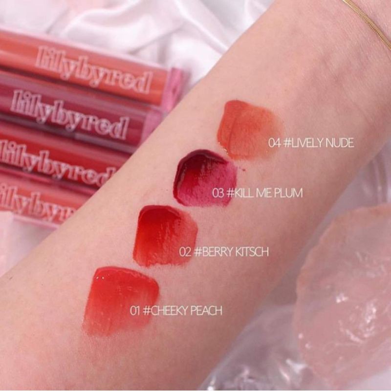 Son Tint Lì, Dưỡng Ẩm Cho Đôi Môi Căng Mọng Lilybyred Glassy Layer Fixing Tint 3.8g