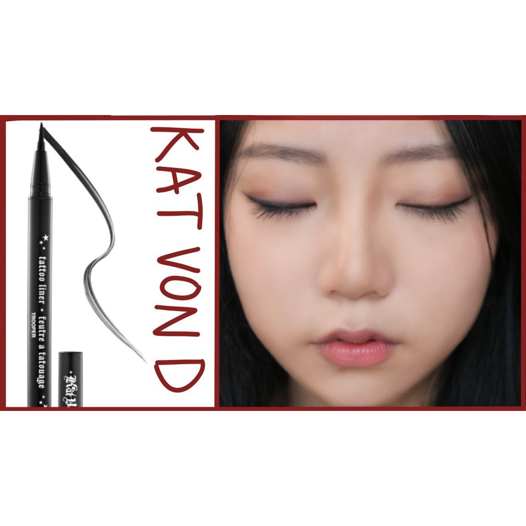 (Sẵn) Bút Kẻ Mắt Nước Kat Von D Tattoo Waterproof Liquid Eyeliner | BigBuy360 - bigbuy360.vn