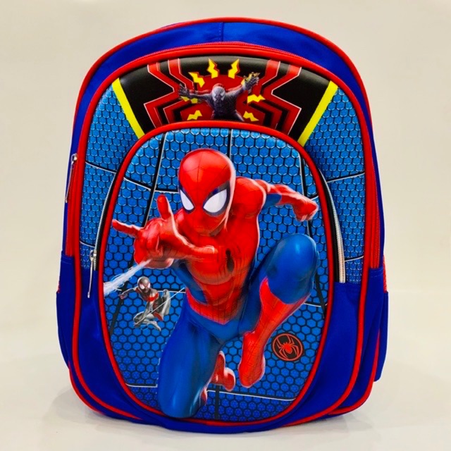 Ba lô đi học cho bé trai cấp 1 hình Siêu nhân nhện Spiderman