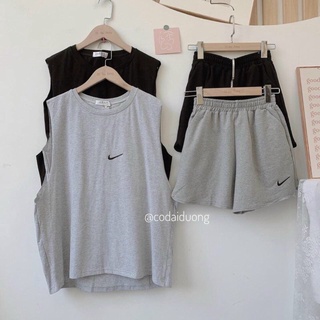bộ sát nách chất cotong siêu mát