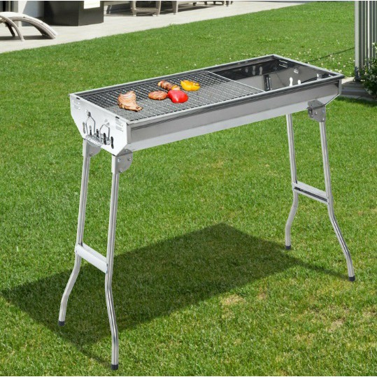 (ẢNH THẬT) BẾP THAN NƯỚNG ĐỨNG BBQ NGOÀI TRỜI CÓ CHÂN ĐỨNG GẤP GỌN SIÊU TIỆN LỢI