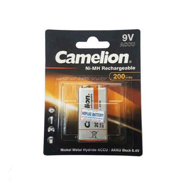 Pin 9V Sạc Camelion Thế Hệ Mới Mẫu 2019 Chính Hãng Hợp Lực