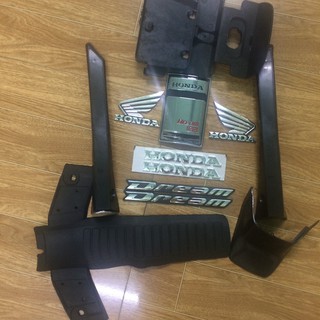 [COI KÌA ] đủ bộ tem logo chữ nổi kèm phụ kiện độ xe dream ll