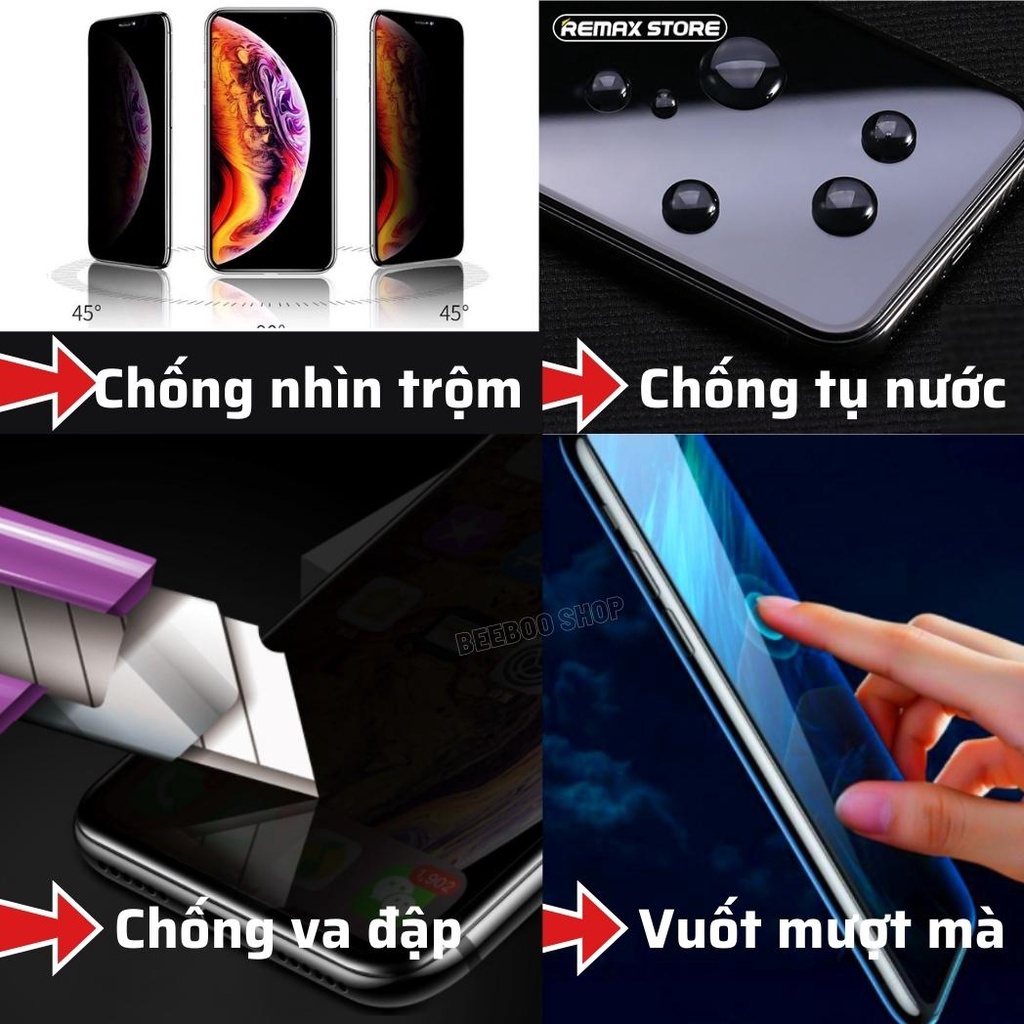 Kính cường lực chống nhìn trộm samsung a12 - miếng dán full màn hình 10D trong suốt - Chính hãng [TG] siêu mượt