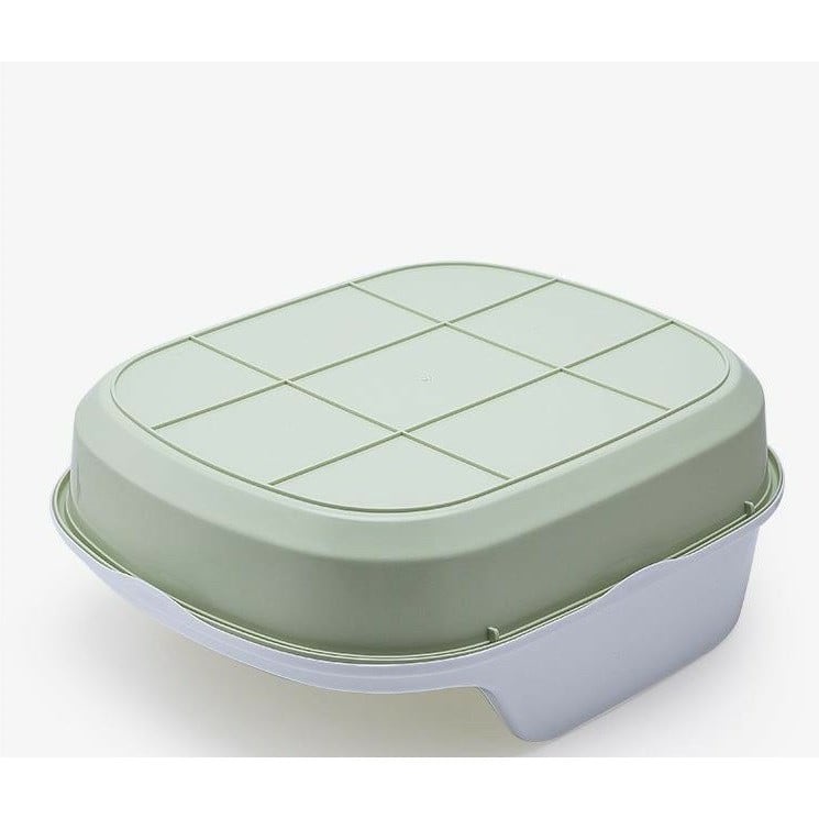 Khay vệ sinh cho mèo - Chậu đựng cát vệ sinh cho mèo kèm xẻng - thau cát vệ sinh cho mèo