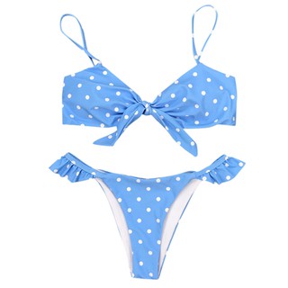 Bikini Họa Tiết Chấm Bi Thời Trang Nữ Tính