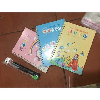 BỘ 3 CUỐN TÔ MÀU THÔNG MINH KÈM BÚT CHO BÉ YÊU