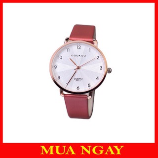 Đồng hồ nữ doukou dây da trẻ trung hàn quốc dh298