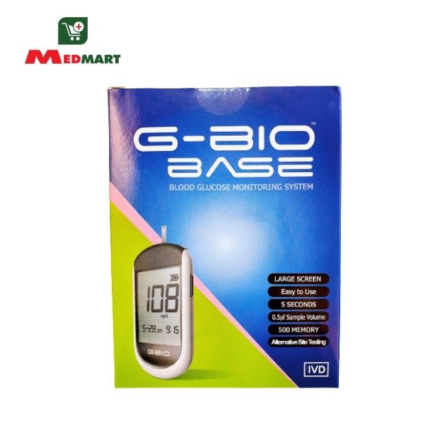 Máy Đo Đường Huyết, Đo Tiểu Đường, Phát Hiện Tiểu Đường GBIO BASE GB-101 M.I.TECH Hàn Quốc - MEDMART