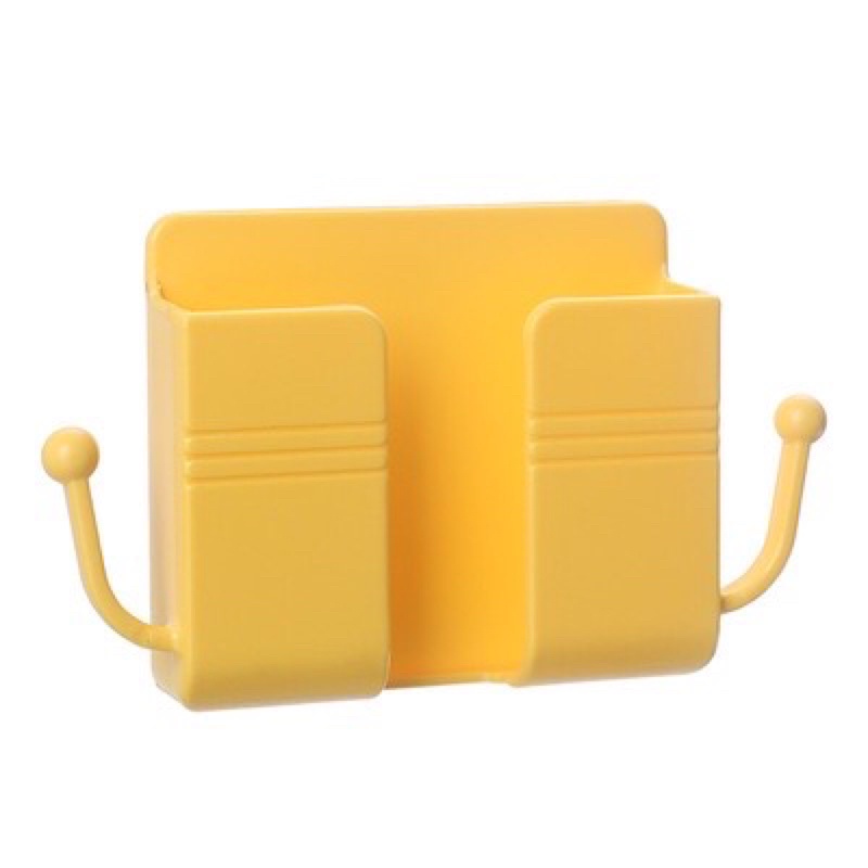 Kệ Điện Thoại Dán Tường Có Tai Để  Đồ Dùng -Giá Đỡ Sạc Điện Thoại - Có Móc Treo Chìa Khoá - dây sạc T395