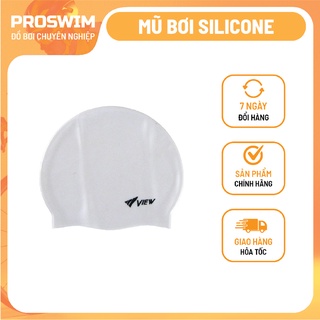 Mũ Bơi Silicone View - Màu Trắng