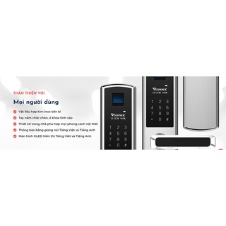 Khóa điện tử thông minh Vconnex (Cửa nhôm)