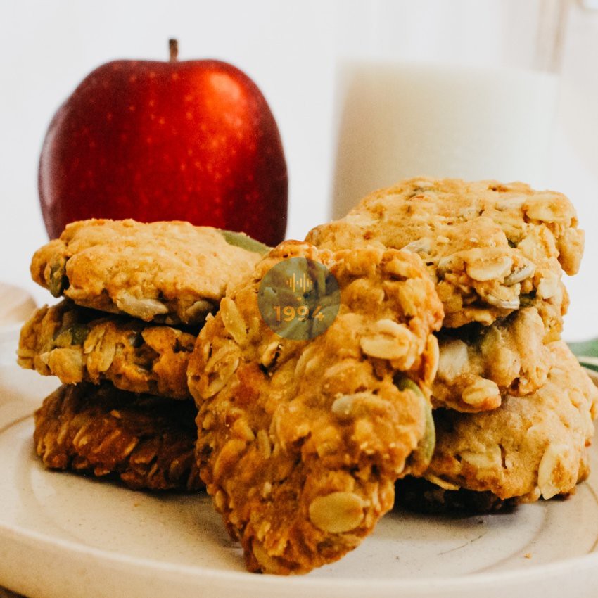 Bánh giảm cân cookies nguyên cám siêu hạt 100gr 1994food - Ăn kiêng, giảm cân, ăn vặt cực ngon, bổ dưỡng | BigBuy360 - bigbuy360.vn