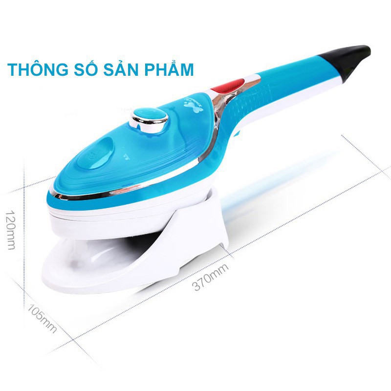 Bàn ủi (bàn là) hơi nước cầm tay mini công nghệ hiện đại JK làm nóng nhanh 24s thiết kế nhỏ gọn [MẪU MỚI]