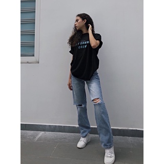 Áo thun ngắn tay nam/nữ lazy summer crew by season