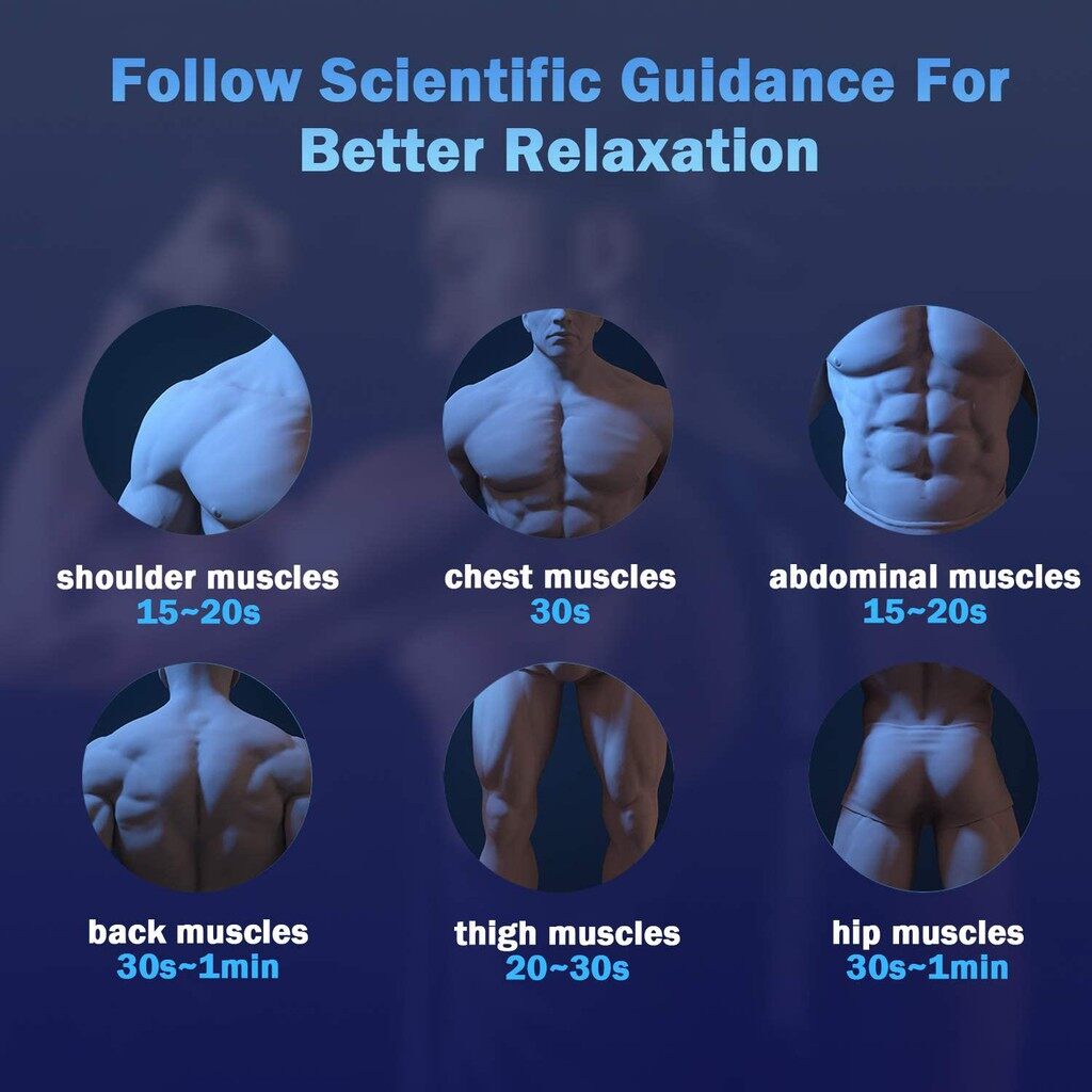 Máy Massage Cầm Tay Đấm Lưng Mát Xa Trị Liệu Cổ Vai Gáy Giảm Đau Mỏi Toàn Thân, Giãn Cơ, Điều Chỉnh 6 Chế Độ 4 Đầu