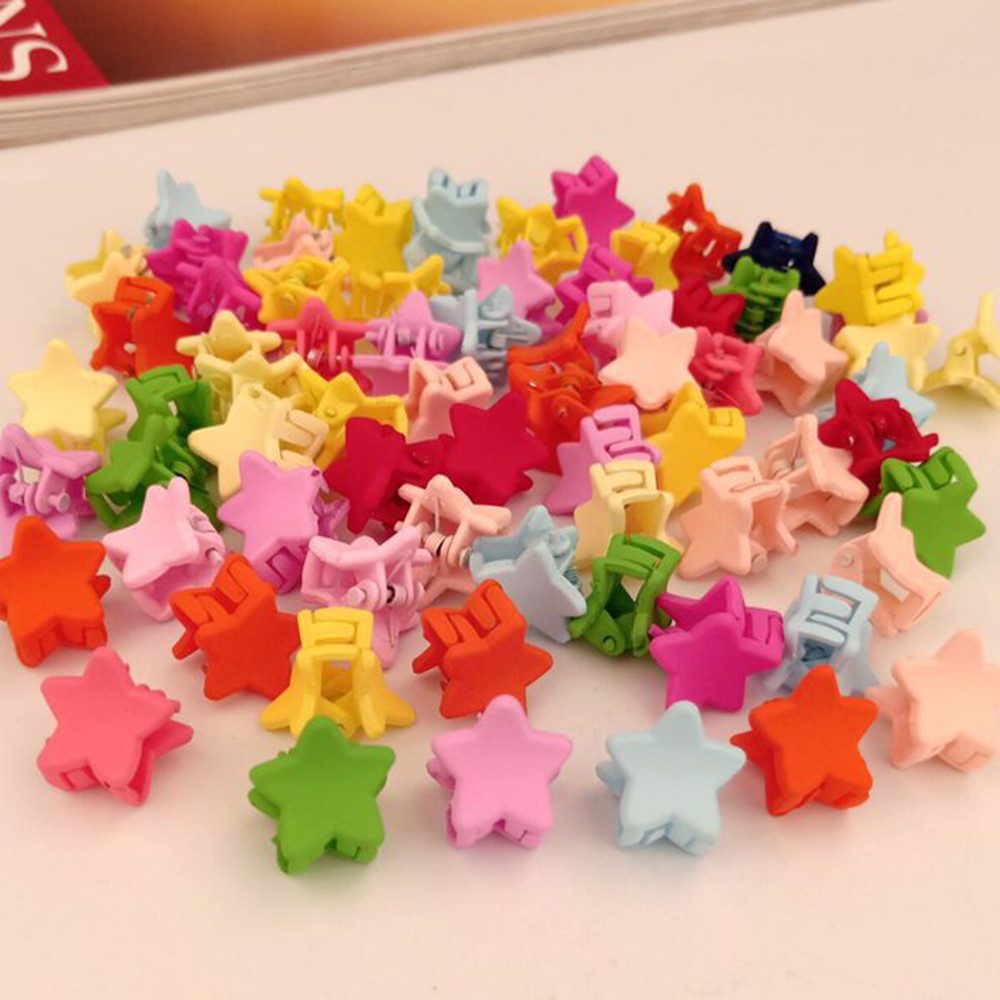 Bộ 30 chiếc kẹp tóc hình ngôi sao năm cánh phong cách Hàn Quốc đáng yêu cho bé