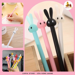 Bút gel nước thỏ ngọc Akiko kute nhiều màu - Bút thỏ ngọc chất lượng cam kết sản phẩm y như hình - Larva Store