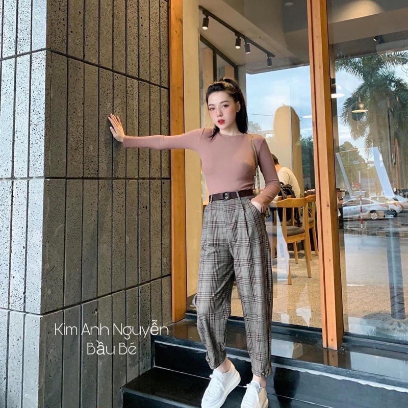 Set áo len tăm quần bom