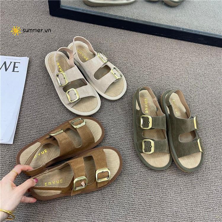 Giày Sandal Hở Ngón Đế Dày Phong Cách Hàn Quốc Thời Trang Mùa Hè Dành Cho Nữ 2022