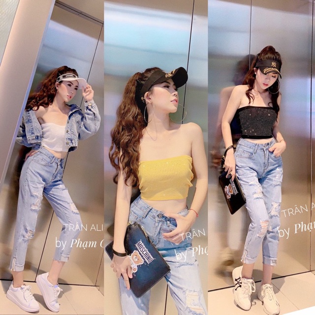ÁO QUÂY LEN ĐÍNH HẠT QUẢNG CHÂU MS75177