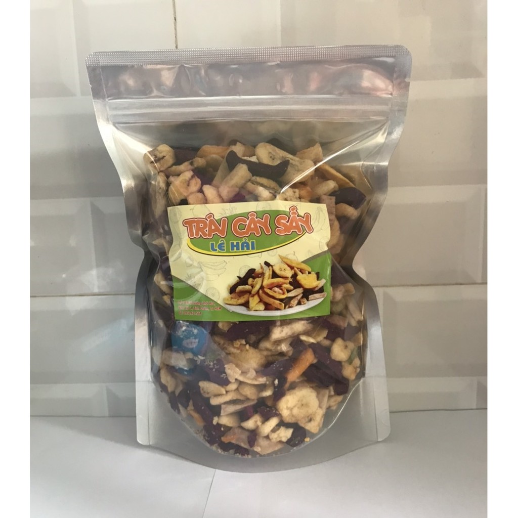 Trái cây sấy thập cẩm vụn đủ vị 500g Lê Hải, giòn rụm, không hôi dầu | BigBuy360 - bigbuy360.vn