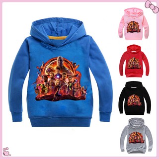 Marvel Áo Khoác Hoodie In Hình Siêu Anh Hùng Cho Bé Trai Và Gái