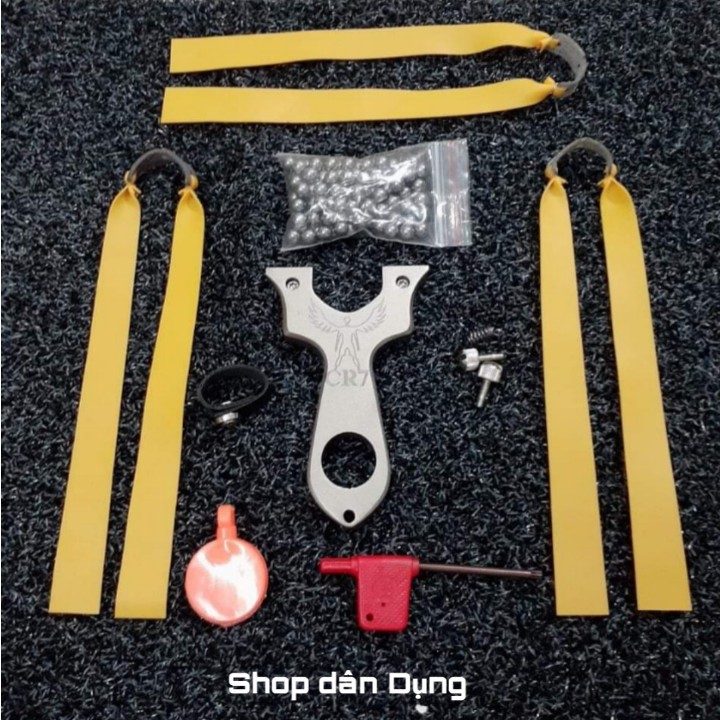 Ná cao su giá rẻ_ Ná CR7 Inox+ 3 Bộ Dây