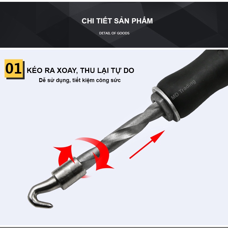 Móc buộc thép móc xoay buộc thép xây dựng