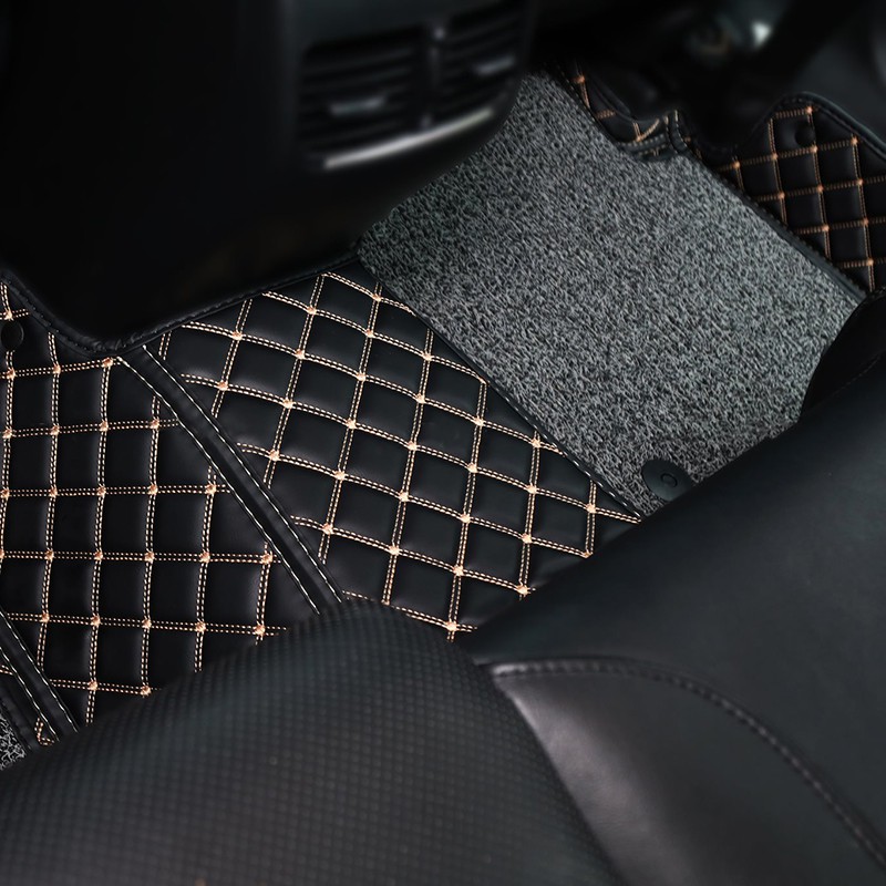 Thảm lót sàn 6D da cacbon cao cấp cho xe Mazda 3 2020-2023, Mazda CX30 không mùi, chống thấm nước tuyệt đối