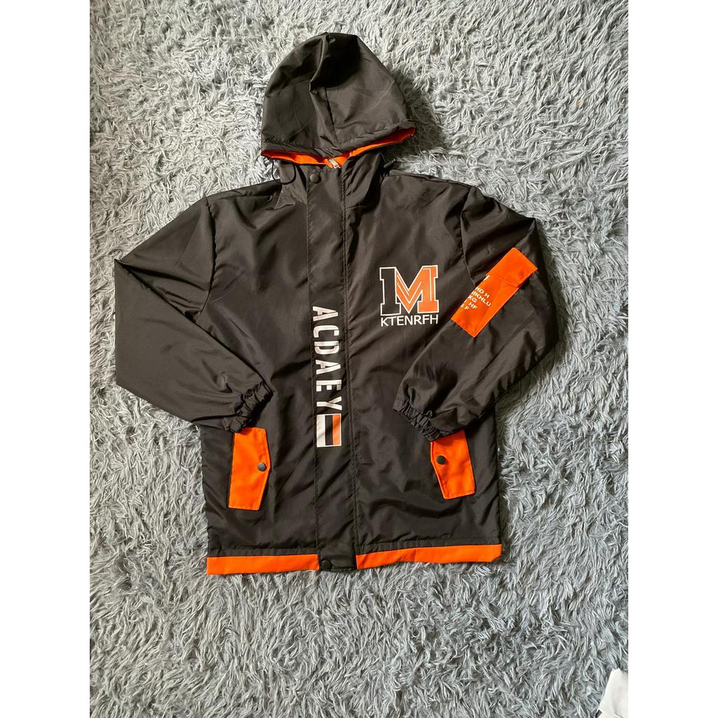 ÁO KHOÁC DÙ NAM CHỮ M LÓT MERO DÀY DẶN SHOP CHỤP THẬT CÓ TÚI TRONG