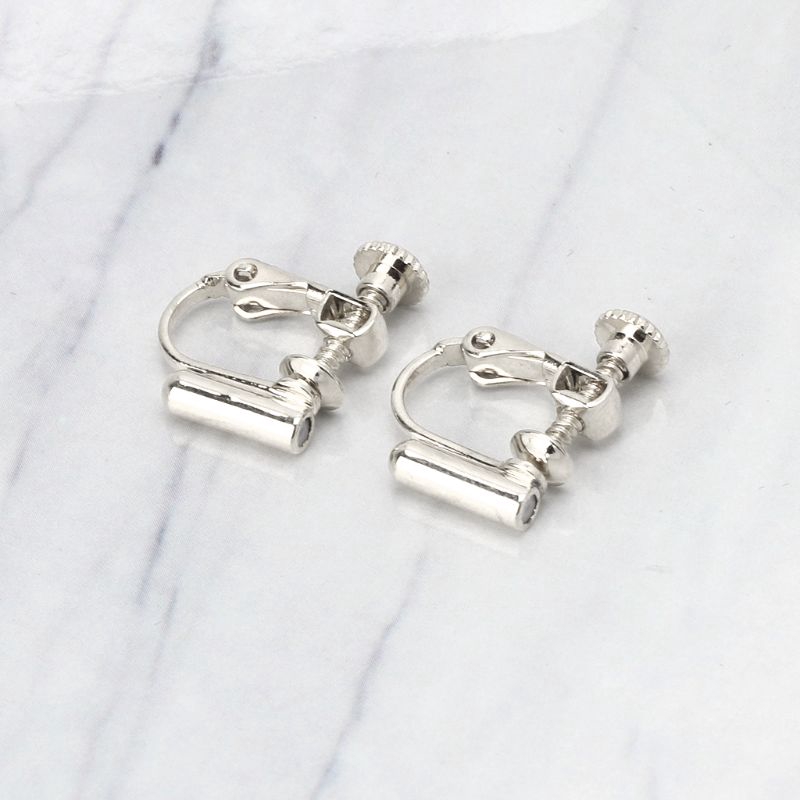 1 Pair Clip on Earring Converters No-pierced Ears Turn Any Studs Into A Clip-On