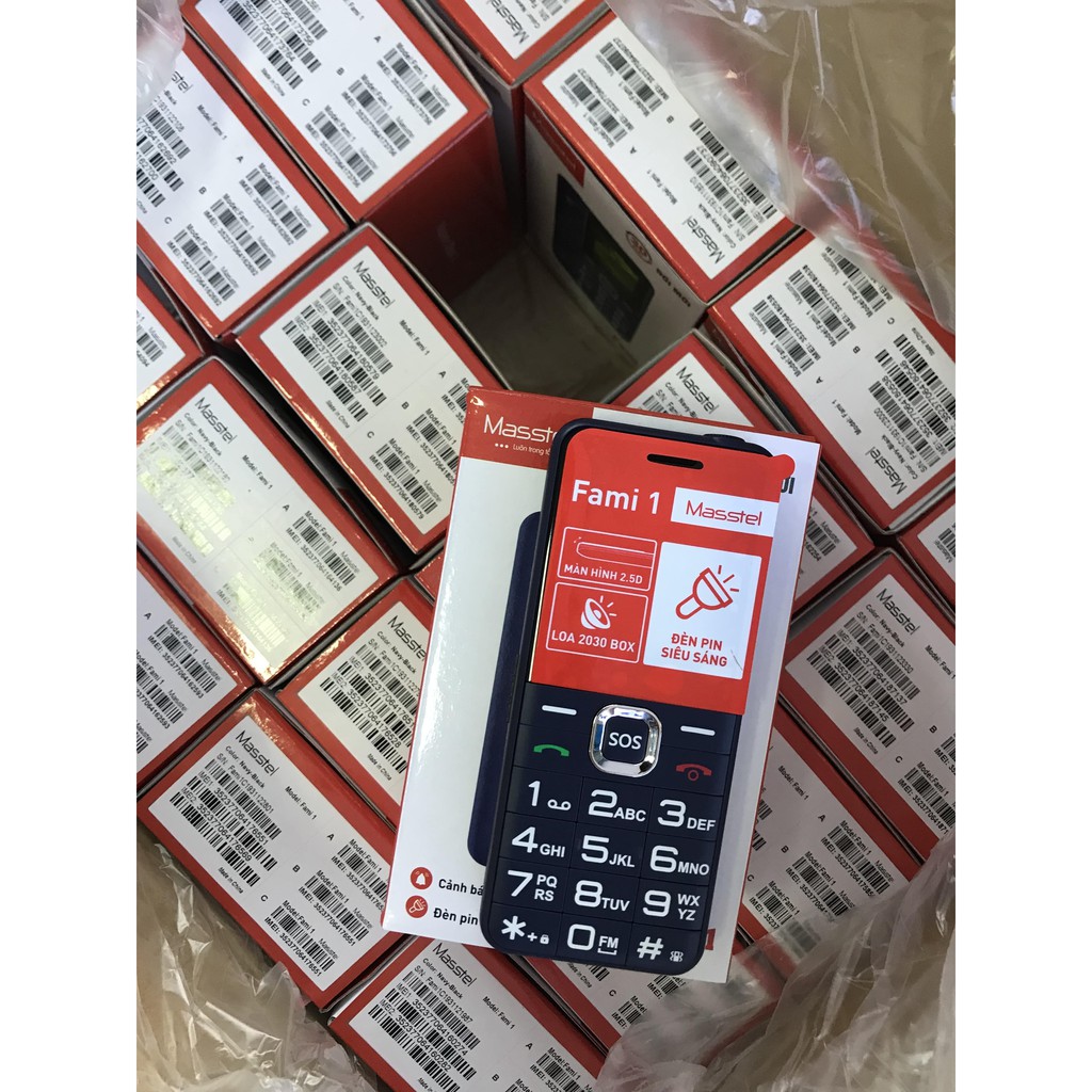 điện thoại Masstel A250, FAMI 9 DÀNH CHO NGƯỜI GIÀ loa to,chữ to,pin khỏe - Hãng phân phối chính thức | BigBuy360 - bigbuy360.vn