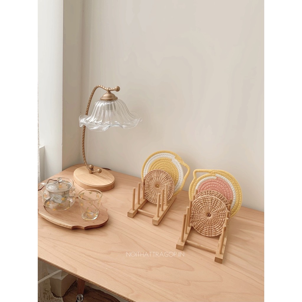 Đồ kê dĩa bằng tre