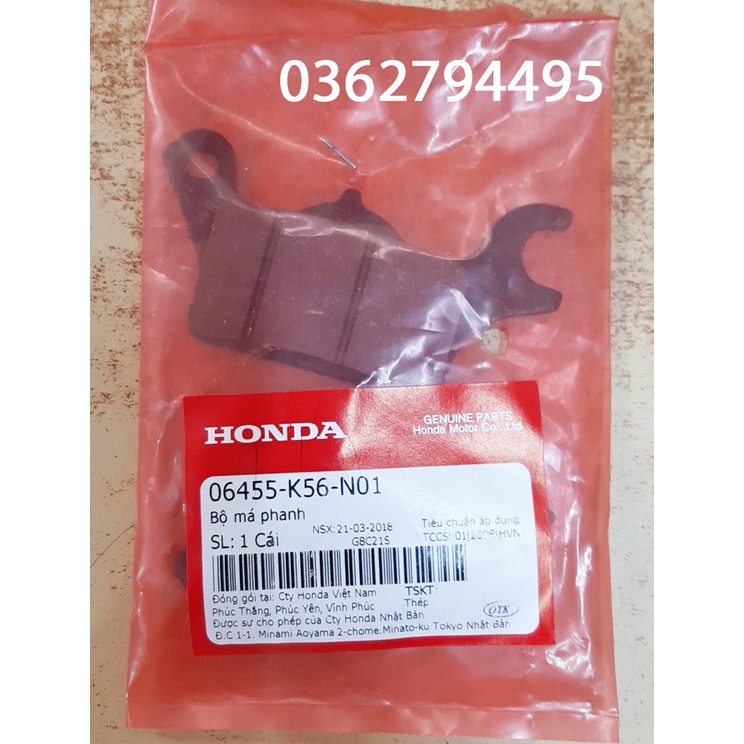 Má phanh trước/ Bố thắng trước Winner v1/Winner X/Winner V3 Zin chính hãng Honda