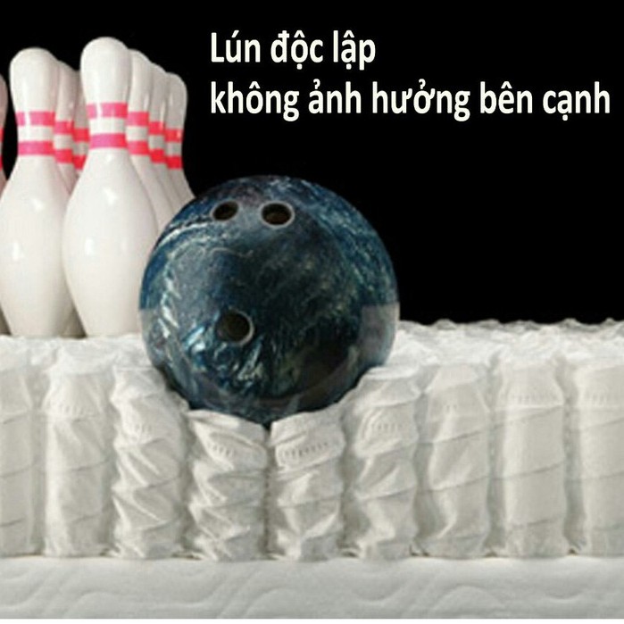 NỆM LÒ XO ĐỆM LÒ XO TÚI CAO CẤP D'LOUIS KOHAN (24cm, 27cm, 30cm)