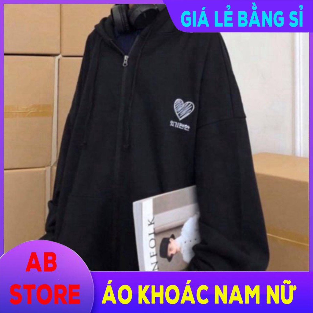 [Kèm Quà] Áo Hoodie dây kéo. Áo khoác Hooide Nam nữ Nỉ ngoại (Đủ Size M,L,XL) - AK.STORE