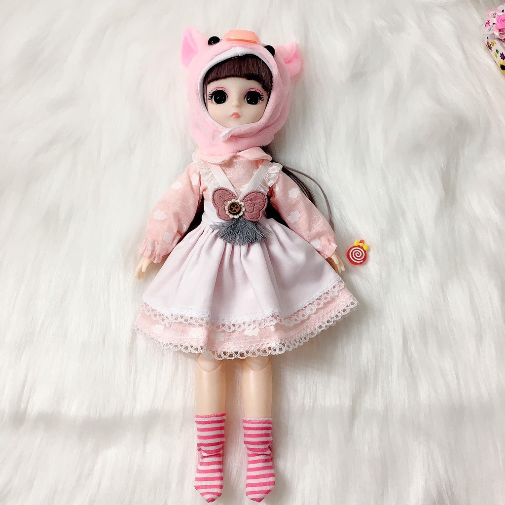 Búp Bê 22 Khớp 30cm bjd 1/6 Kèm Quần Áo