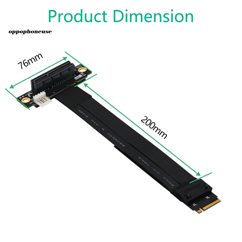 Thẻ Chuyển Đổi Pci-E 3.0 X4 Mở Rộng M.2 Ngff Nvme Key M Sang 90 / 180 Độ