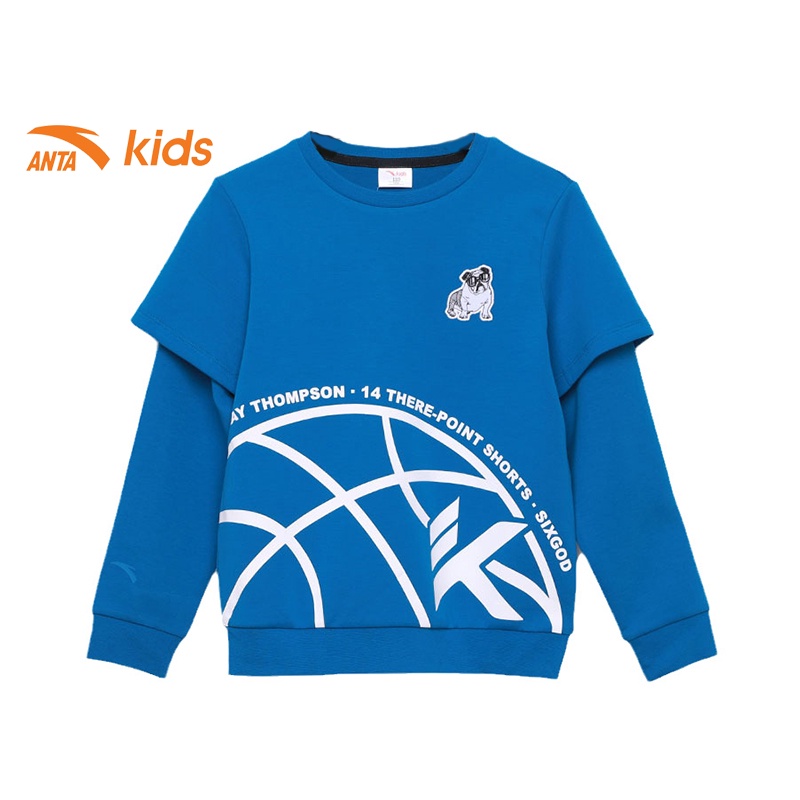 Áo nỉ thời trang bé trai thương hiệu Anta Kids 352149713