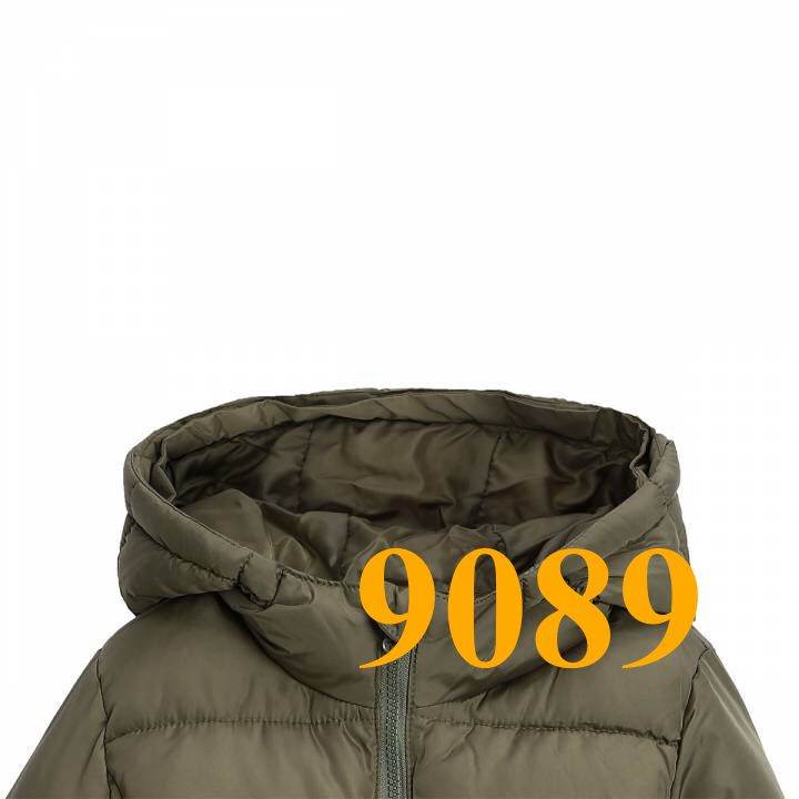 Mã 9089: Áo phao  dáng dài bé gái vnxk dư xịn. Chất mềm, nhẹ, thiết kế mũ lông thời trang.