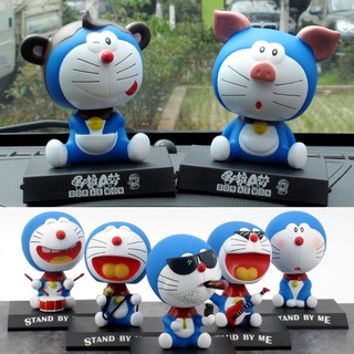 Set 25 tượng doremon lúc lắc dễ thương trang trí xe hơi