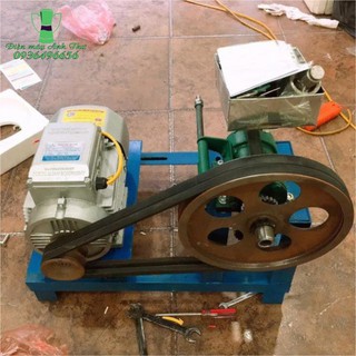 Bộ Máy nổ bỏng ngô, bỏng gạo, ngũ cốc 7 béc chạy điện gia đình mô tơ 3.5KW